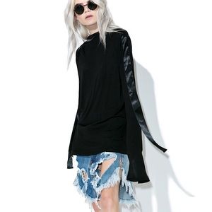 CHEAP MONDAY Tempo Top in Black M EUC